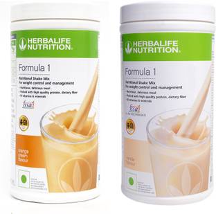 HERBALIFE FORMULA 1 ORANGE & VANILLA 2 PIECES Protein Shake