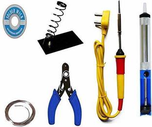 Gunk Soldering iron kit with desolder pump (6 in 1) 50 W Simple
