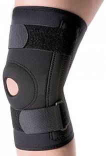 KUDIZE Functional Knee Support Compression muscle Joint Protection Gym Wrap Open Patella Hinge Brace Support Bandage Injury Guard Regular Knee Support