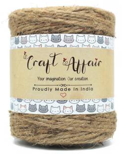Craft Affair 200meter 3mm jute twine strong thick rope roll for Art-craft