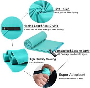 LAFILLETTE Microfiber 350 GSM Bath, Beach, Face, Hair, Hand, Sport Towel