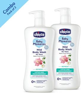 Chicco Bathing gel Refresh 500-Green (Pack of 2)
