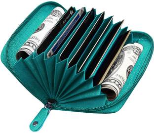ABYS Genuine Leather Unisex RFID Protected Debit| Credit| ATM Card Holder 7 Card Holder