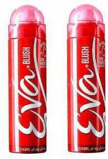 EVA BLUSH (125 ml x 2) Deodorant Spray  -  For Women