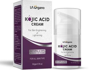 LA Organo Kojic Acid Cream for Skin Brightening & Lightening With Vitamin E & Niacinamide