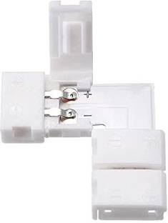 sale sls 2pin-8mm LED Strip Connector Right Angle L Shape (Pack Of 2) L Shape Wire Connector