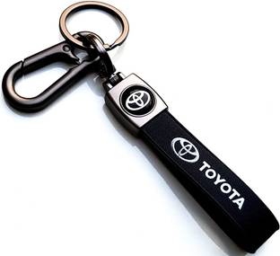 gtrp LEATHER AND STEEL KEYCHAINS & KEYRINGS FOR TOYOTA Key Chain