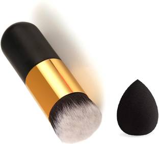 SBH Blush brush and beauty blender puff combo set colour may vary