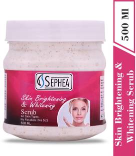 SEPHEA Skin Brightening And Whitening Scrub For Face And Body 500 ml Scrub