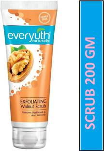 Everyuth Naturals Exfoliating Walnut Scrub 200 GM PACK 1 Scrub