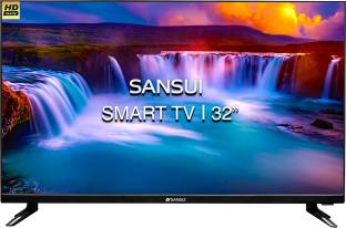 Sansui Prime Series 80 cm (32 inch) HD Ready LED Smart Android Based TV with Bezel-less Design (BLACK)