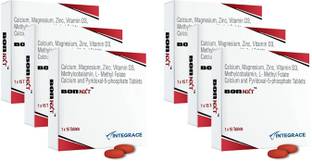 INTEGRACE NXT Multivitamin Supplement with Advanced ,Vitamin D3 & B12|90 Tablet-Pack of 6