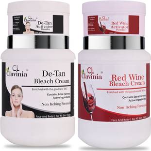 CLAVINIA De-Tan Bleach + Red Wine Bleach 1 kg x 2
