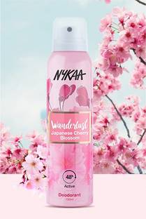 NYKAA Wanderlust Japanese Cherry Blossom Deodorant Deodorant Spray  -  For Men & Women