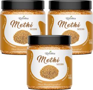 Relishta Healthy Methi Seeds | Fenugreek Seeds | Therapeutic | Diabetic Friendly Mixed Seeds
