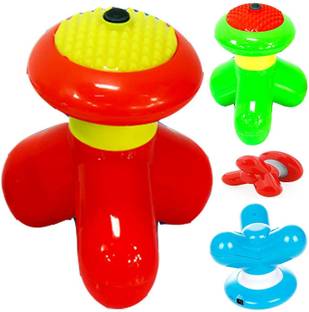 RK RETALIER 3 In 1 Full Body Massager Vibration Acupressure Electric Mini mimo mini vibration full body massager slimming body massager For pain relief & USB Port Massager