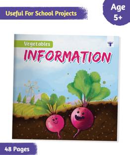Vegetable Book For Kids | Vegetable Information Book For School Project | Children Book