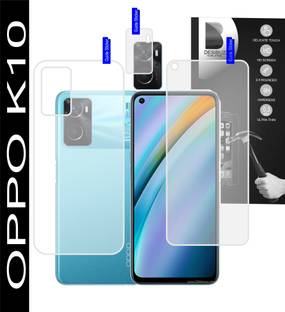 DESIBUZZ Front and Back Screen Guard for Oppo K10, Oppo K10 Camera lens