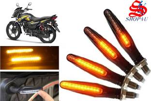 SHOP4U Front, Rear, Side LED Indicator Light for Honda Shine 125