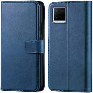 Luxury Counter Flip Cover for Vivo Y21 T 5G Premium Quality |Dual Stiched |Complete Protection| Back Cover