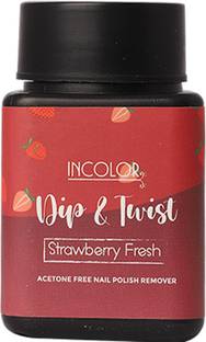 INCOLOR Dip & Twist Nail Polish Remover Strawberry Fresh 04