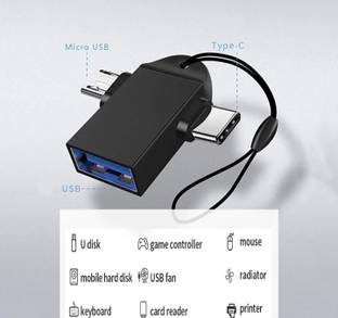 menaso USB, USB Type C, Micro USB OTG Adapter
