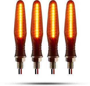 Autofledge Front, Rear, Side LED Indicator Light for Bajaj, Bullet, Datsun, Hero, Honda, KTM, Kawasaki, Royal Enfield, TVS, Universal For Bike, Yamaha 3 Series, 4 Series, 5 Series, 6 Series