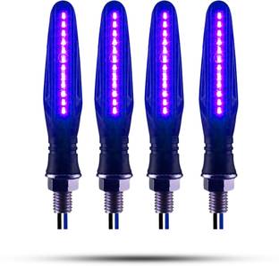 Autofledge Front, Rear, Side LED Indicator Light for Bajaj, Bullet, Datsun, Hero, Honda, KTM, Kawasaki, Royal Enfield, TVS, Universal For Bike, Yamaha 3 Series, 4 Series, 5 Series, 6 Series
