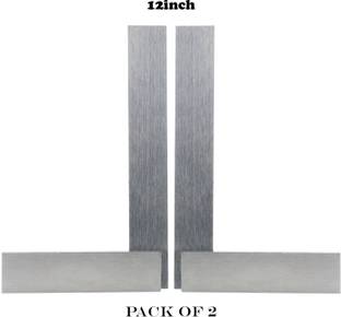 LAXMI Metal High Grade Engineering Try Square 12inch(Silver)PACK OF 2 Tri-Square