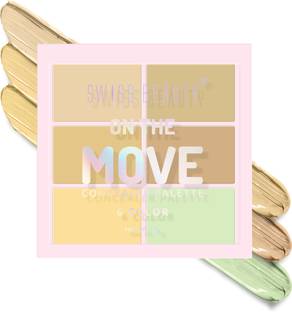 SWISS BEAUTY 6 Color On the Move Concealer Palette - (Light Beige, 7g) Concealer
