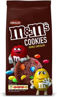 m&m's Soft and Chewy Cookies Double Chocolate (IMPORTED FROM UK) Cookies Biscuit