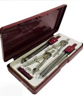 UEI ENGINEERING DRAWING INSTRUMENTS SET / GEOMETRY SET ( 5 ITEMS) Drafting Compass Set