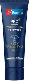 Dr Batra's PRO+ Instant Glow . Rejuvenates Skin. ||Protects Against Impurities. Enhances Natural Glow. ||Sulphate-Free, Silicone-Free, Soap-Free. For Men, Women. 100 g. Face Wash