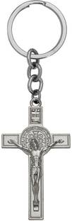 M Men Style Jesus on Cross Crucifixion Christian Keychain Skey202163 Key Chain