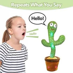 KITTY FLEX Dancing cactus Toy Talking Repeat Singing Sunny kactus Toy 120 Songs