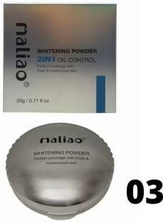 maliao 2-in-1 Oil Control Whitening Powder Compact
