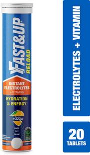 FAST&UP Reload Hydration & Energy Drink With Electrolytes - Effervescent Tablets - Mango Hydration Drink