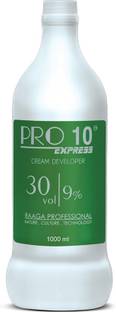 RAAGA PROFESSIONAL Pro 10 Express 9% Cream Developer, 30 Vol, 1000 ml