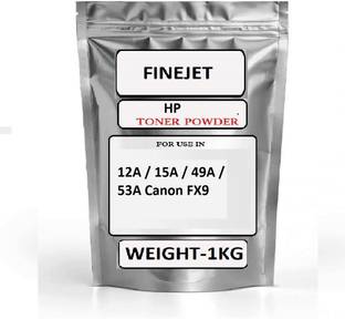 FINEJET Ultra Dark Toner Powder For HP 12A / 15A / 49A / 53A Canon FX9 Toner1KG) Black Ink Toner