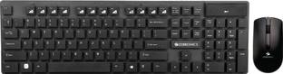 ZEBRONICS Zeb-Companion 102 Keyboard & Mouse Combo, Rupee Key, 1200 DPI Wireless Standard Laptop Keyboard Compatible with Desktop, Laptop, Mac