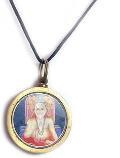 AIR9999 Shri Guru Raghavendra Swami Yantra Mantra Brass Pendant For Unisex Crystal Crystal Pendant