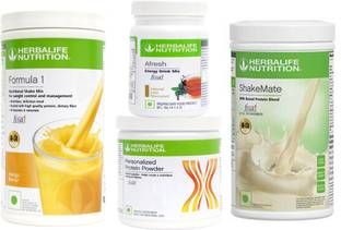 HERBALIFE Formula 1 Shake Mango + Protein 200 Gram + Afresh Tulsi+ Shake Mate Protein Shake