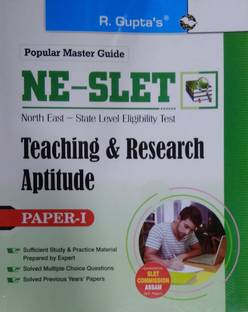R Gupta's Popular Master Guide For NE-SLET [North East State Eligibility Test] | Teaching And Research Aptitude | Paper - I