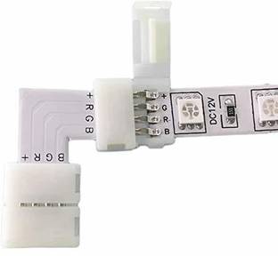 sale sls SLS BGR+4pin-10mm LED Strip Connector Right Angle L Shape (Pack Of 2) LED Connector Wire Connector