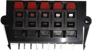 Diycart Speaker Socket 5 channel Connector 10 Terminal 10 Position PCB Board mounting Electronic Components Electronic Hobby Kit