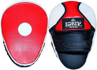 Lordz Boxing Focus/Punching Pad Synthetic Leather (1 pair) Curved Focus Pad