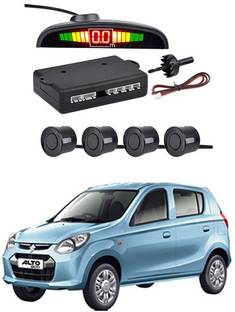 RKPSP Increased Safety for passengers Car Black Parking Sensor LED Display/4 Parking Sensors Alarm Kit For Alto 800 Parking Sensor