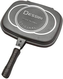 Dessini 32 CM Grill Magic Pan Grill Pan 32 cm diameter with Lid 2 L capacity