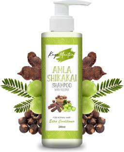 KayaMantra Amla Shikakai Reetha Shampoo for Hairfall and Damage Repair & Removes Dandruff
