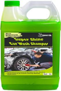 Sparsh Vehicles Shampoo PH Neutral Formula, Highly Thick Liquid Cleans Dirt, Car Washing Liquid